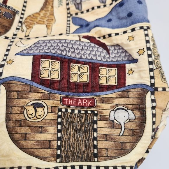 Accessories Unlimited Canvas Bag Noah's Ark Large Tote - Picture 9 of 16